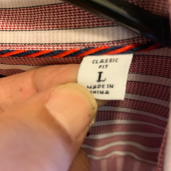 Robert Graham Large Striped Button Down Shirt - Picture 4 of 8